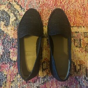 Classic Black Men's Rafia Loafers
